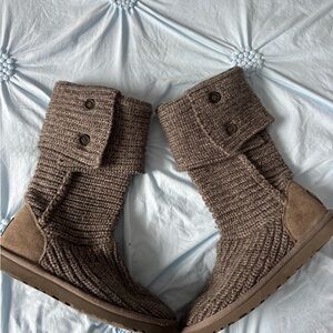 UGG Cozy Knit Button Boots